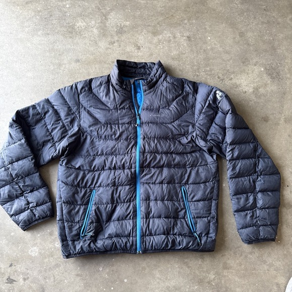 Eddie Bauer Other - Eddie Bauer Jacket‎ Mens L First Ascent EB800 Quilted Goose Down Zip Up Puffer
